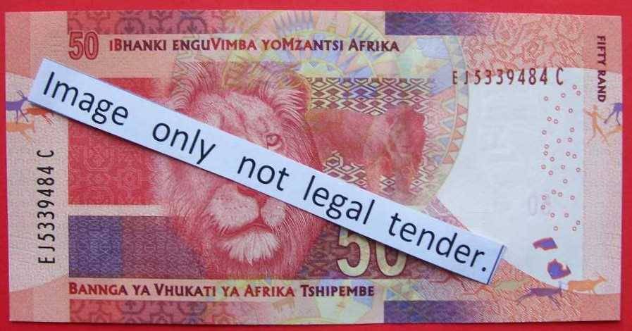 Gill Marcus - 3 X R50.00 notes - Serial No`s, BA3679432C, EJ5339484C & AH2006965C . See photos.