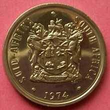 RSA: 1974 - 20c, and 10c nickel coins. See photos below.