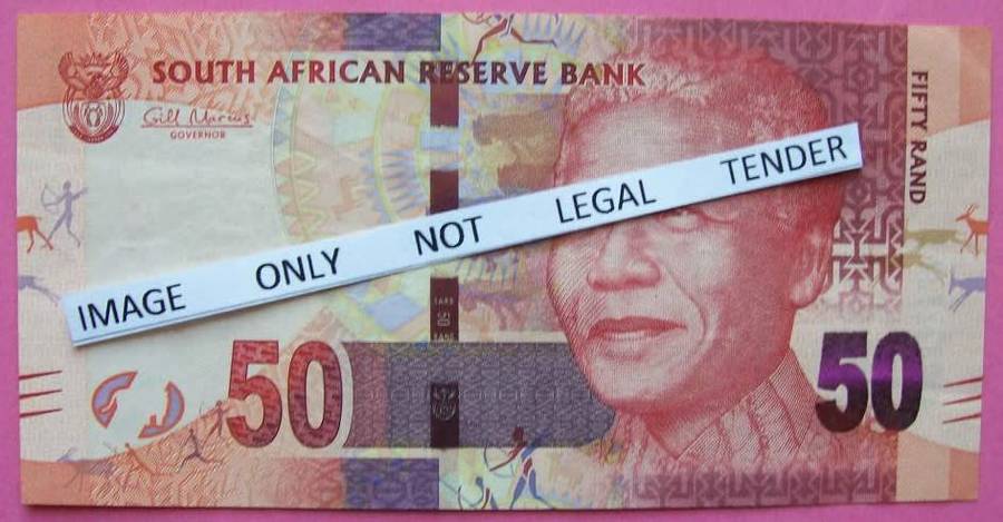 Gill Marcus - 1 X R50.00 note - Serial No`s : AA9822734C. See photos.