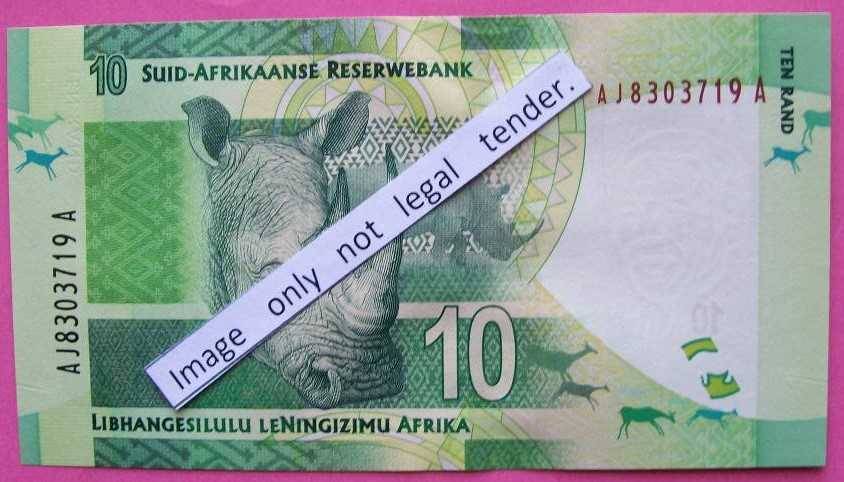 Gill Marcus - 3 x R10.00 Notes - Serial No's: BD8121418A, CE4345387A & AJ8303719A