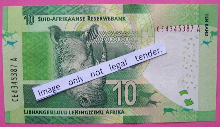 Gill Marcus - 3 x R10.00 Notes - Serial No's: BD8121418A, CE4345387A & AJ8303719A