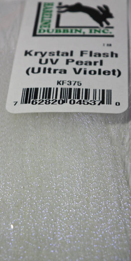 UV Krystal flash - PEARL -  Fly fishing/Fly tying