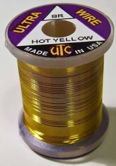 UTC Wire Brassiel (Hot Yellow) - Fly fishing/Fly tying