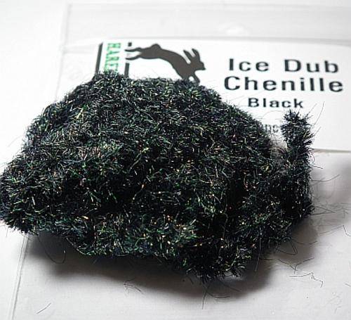 Ice Dub Chenille - Black - Fly fishing/Fly tying