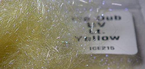 HARELINE UV ICE DUB -  Lt. Yellow -  Fly fishing/Fly tying