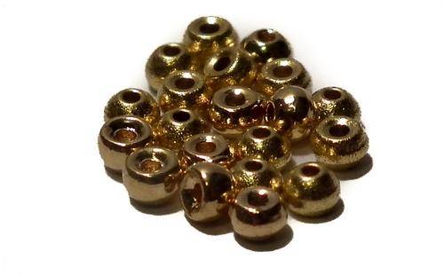Brass beads - Gold  2.7mm - Fly fishing/Fly tying