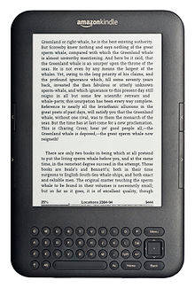 Late Entry Amazon Kindle 3 Wifi