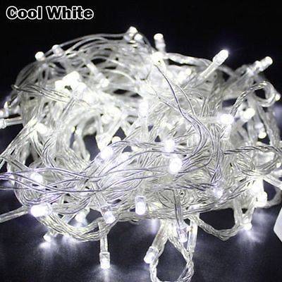 WHITE LED String Decorative Wedding Christmas Party Fairy Lights 20M (Extendable)