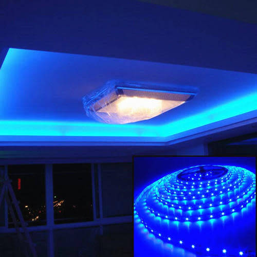 5M Waterproof SMD 5050 LED Strip Light - Blu