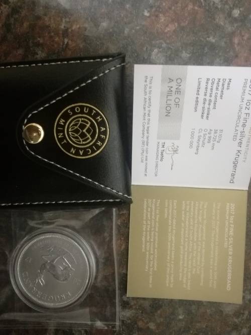 BARGAIN!!! UNCIRCULATED 1 OZ SILVER KRUGER RANDS!!!