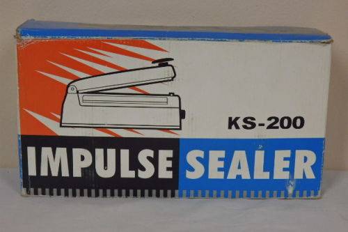 AN AWESOME ELECTRONIC PLASTIC PACKET IMPULSE SEALING UNIT IN ITS ORIGINAL BOX WITH INSTRUCTIONS