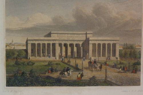 4x GORGEOUS VINTAGE PRINTS OF EUROPEAN CITIES IN THE 1800's BY 19th CENTURY ARTISTS bid/print