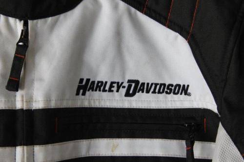 A SPECTACULAR ORIGINAL HARLEY DAVIDSON GENTS SIZE LARGE BIKE JACKET IN SUPERB CONDITION