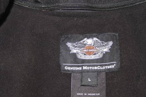 A SPECTACULAR ORIGINAL HARLEY DAVIDSON GENTS SIZE LARGE BIKE JACKET IN SUPERB CONDITION