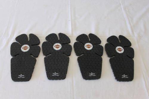 2x PAIRS OF HARLEY DAVIDSON LIGHTWEIGHT BODY ARMOR PADS: FOR JACKETS BACK, ELBOW & SHOULDER bid/pair