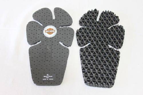 2x PAIRS OF HARLEY DAVIDSON LIGHTWEIGHT BODY ARMOR PADS: FOR JACKETS BACK, ELBOW & SHOULDER bid/pair