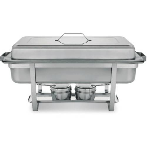 4x SUPERB BRAND NEW (BOXED) 18/8 STAINLESS STEEL 10 LITRE TWO-BURNER CHAFING DISH bid/chaf