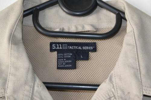 AN AWESOME COLLECTION OF 8x ORIGINAL "5.11 TACTICAL SERIES" MEN'S MILITARY STYLE SHIRTS bid/shirt