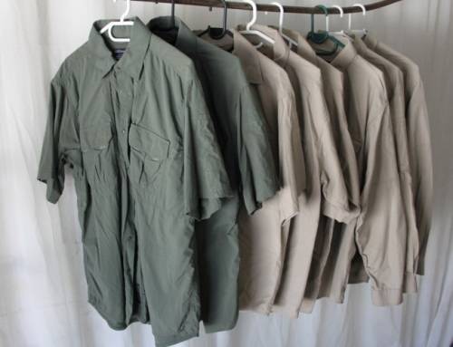 AN AWESOME COLLECTION OF 8x ORIGINAL "5.11 TACTICAL SERIES" MEN'S MILITARY STYLE SHIRTS bid/shirt