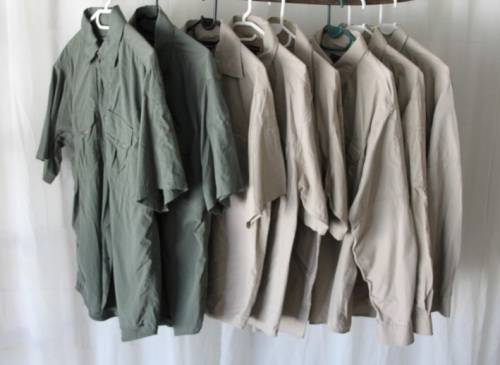 AN AWESOME COLLECTION OF 8x ORIGINAL "5.11 TACTICAL SERIES" MEN'S MILITARY STYLE SHIRTS bid/shirt