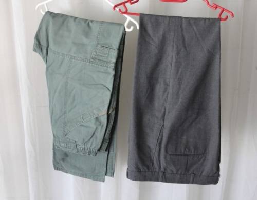 A FANTASTIC COLLECTION OF 9x PAIRS OF ASSORTED MEN'S LONG PANTS bid/pair of pants
