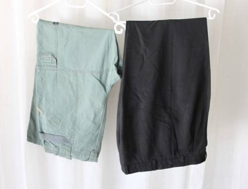 A FANTASTIC COLLECTION OF 9x PAIRS OF ASSORTED MEN'S LONG PANTS bid/pair of pants
