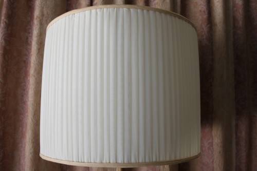 **RS17** An incredible super-rare West German made (large) hand cut lead crystal table lamp