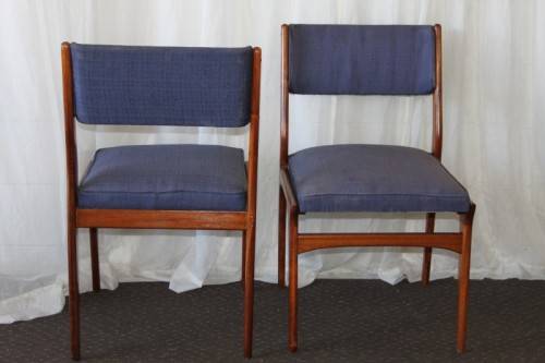 A FABULOUS COLLECTION OF 8x STUNNING RETRO (SOLID IMBUIA) VISITORS/ DINING CHAIRS bid/chair