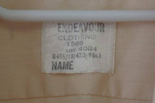 A SUPERB LONG SLEEVE BEIGE MILITARY SHIRT IN REMARKABLE CONDITION!!