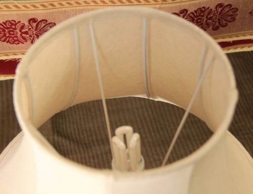 Two beautiful and elegant "tall" occasional table/ bedside lamps with white shades bid/lamp