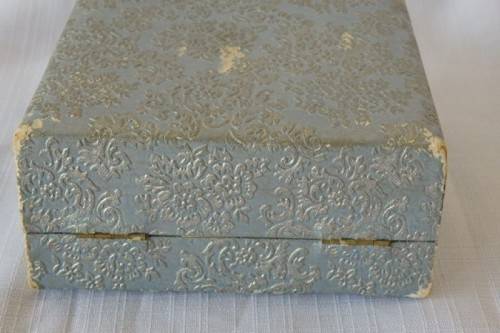 An exquisite vintage (c1950's) ''Angora'' silver plated "breakfast" egg serving set in its box