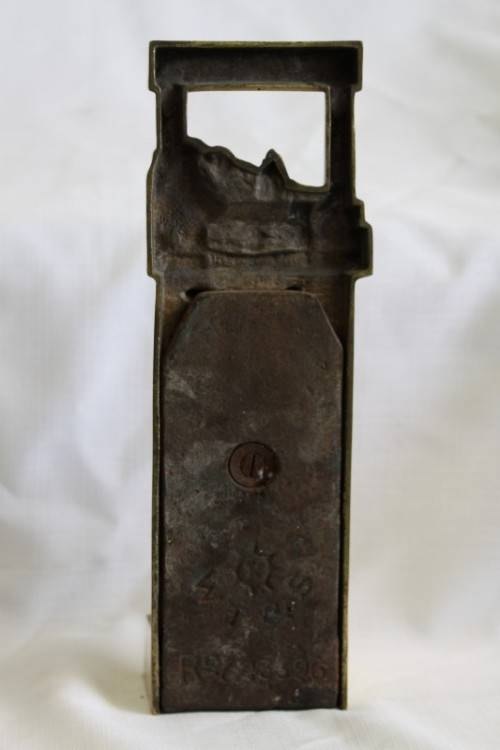 An extremely rare antique (c1890) "William Tonks & Sons" cast brass "Penrhyn Imp" door stopper