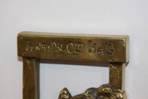 An extremely rare antique (c1890) "William Tonks & Sons" cast brass "Penrhyn Imp" door stopper