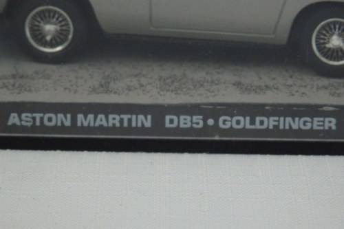 An awesome James Bond 007 "Aston Martin DB5'' die cast model car from the movie "Goldfinger''