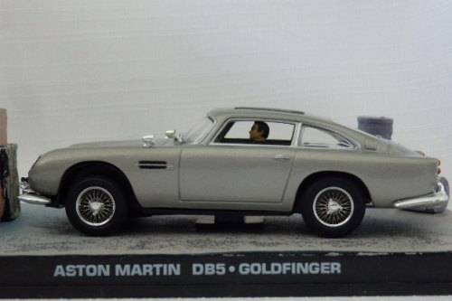 An awesome James Bond 007 "Aston Martin DB5'' die cast model car from the movie "Goldfinger''