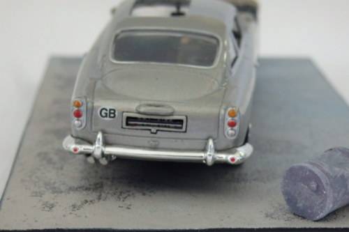 An awesome James Bond 007 "Aston Martin DB5'' die cast model car from the movie "Goldfinger''