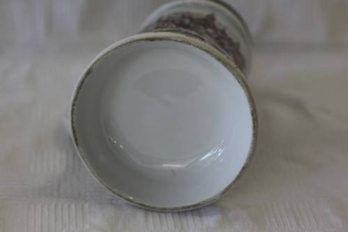An awesome vintage white German made ceramic (lidded) Stein with "Munich" related transfer prints