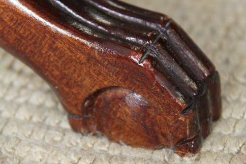 A spectacular antique Victorian large rosewood ball and claw cheval mirror - 1,9m high!