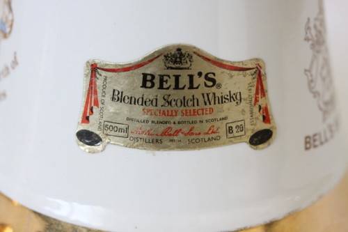 A rare full 1982 Bells Blended Scotch Whisky Birth of Prince William of Wales commemorative decanter