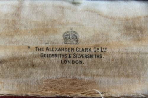 A superb set of antique "The Alexander Clark Co Ltd" cut throat razors in their original box