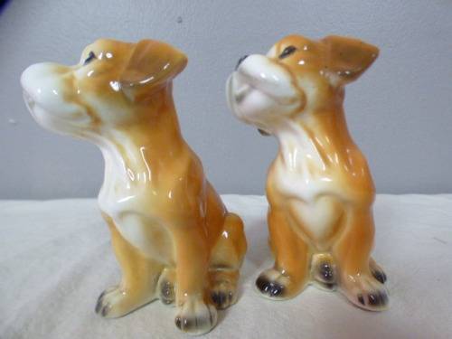 Two lovely bone china dogs for your collection of figurines. Very pretty on display - RS17Sale
