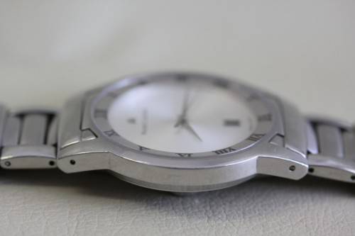 A superb Swiss made Maurice Lacroix stainless steel gents watch in its original box w/ paperwork