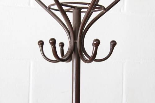 A stunning tall wrought iron coat rack/ hat stand with loads of space in very good condition