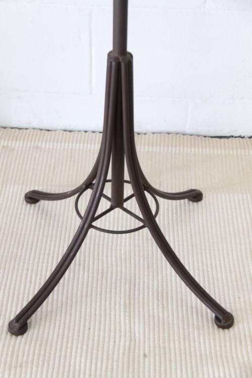 A stunning tall wrought iron coat rack/ hat stand with loads of space in very good condition