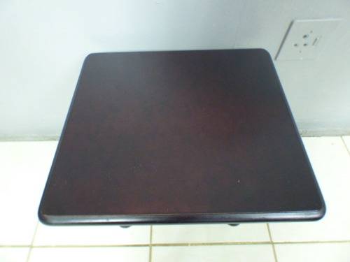 A gorgeous, heavy dark wood occasional/ display/ side table, perfect in your living rooms!!