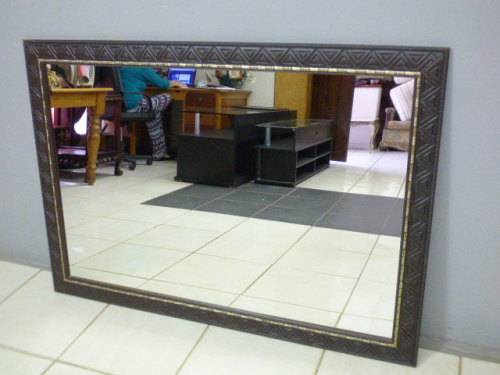 Fantastic large wall mirror w/ a fabulous wooden frame. Perfect in a large room - RS17Sale