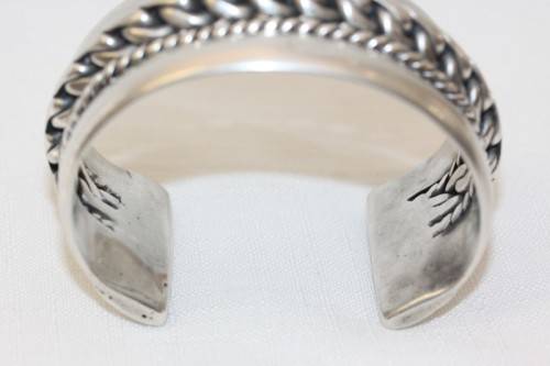 A truly spectacular vintage hand made Egyptian 800 Silver solid ladies bracelet (147.9g) = WOW!!!