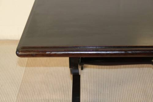 **RS17_Clearance** A lovely and well made vintage centre coffee table with a turned cross support