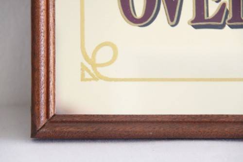 An amazing "The Wells Fargo" framed bar mirror in great condition - RS17Sale