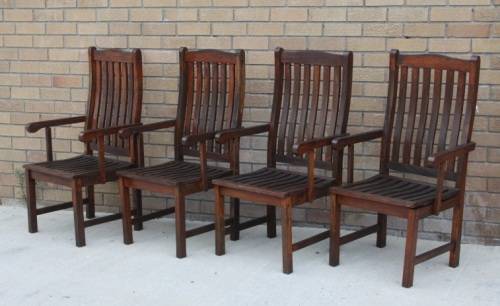An awesome Garden Pro solid wooden 8-seater garden/ patio set including 8x armchairs & extend table